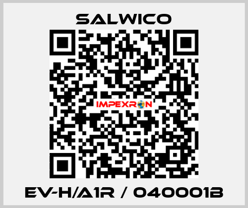EV-H/A1R / 040001B Salwico