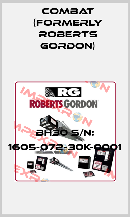 BH30 S/N: 1605-072-30K-0001 Combat (formerly Roberts Gordon)