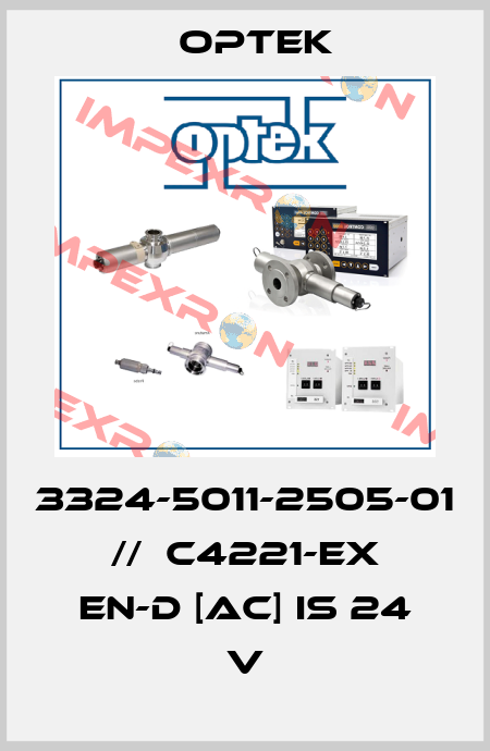 3324-5011-2505-01 //  C4221-EX EN-D [AC] IS 24 V Optek
