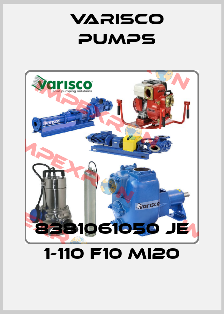 8381061050 JE 1-110 F10 MI20 Varisco pumps