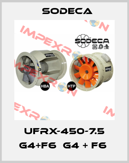 UFRX-450-7.5 G4+F6  G4 + F6  Sodeca