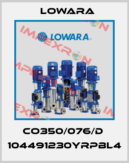 CO350/076/D  104491230YRPBL4 Lowara