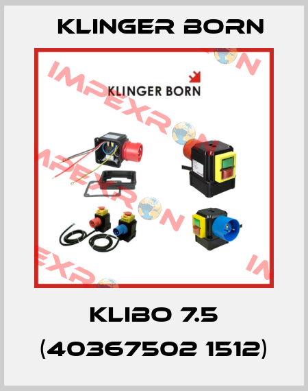 KLIBO 7.5 (40367502 1512) Klinger Born