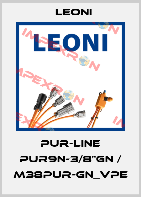 PUR-line PUR9N-3/8"GN / M38PUR-GN_VPE Leoni
