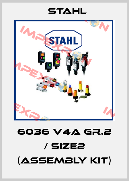 6036 V4A Gr.2 / size2 (Assembly kit) Stahl