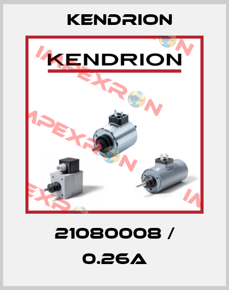 21080008 / 0.26A Kendrion