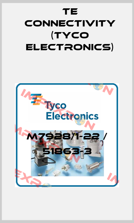 M7928/1-22 / 51863-3 TE Connectivity (Tyco Electronics)