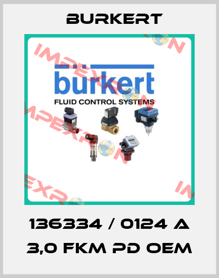 136334 / 0124 A 3,0 FKM PD OEM Burkert