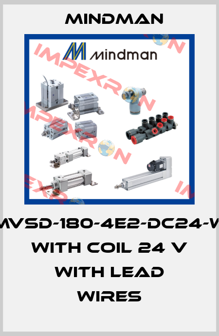 MVSD-180-4E2-DC24-W with coil 24 V with lead wires Mindman