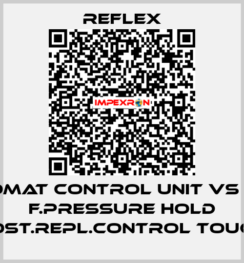 Variomat control unit VS 2-1/60 f.Pressure hold lost.Repl.Control Touch reflex