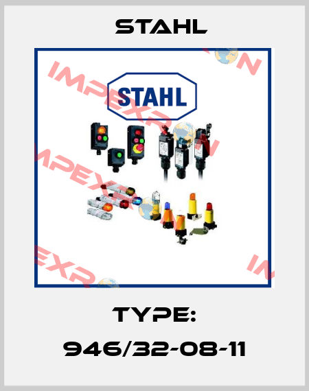 Type: 946/32-08-11 Stahl
