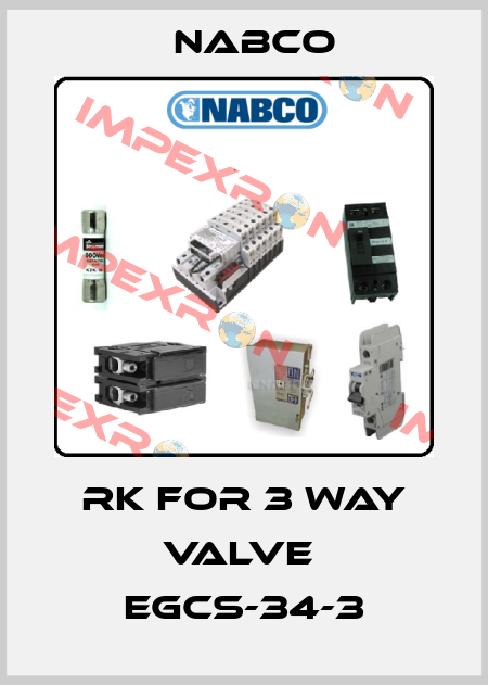 RK For 3 way Valve  EGCS-34-3 Nabco