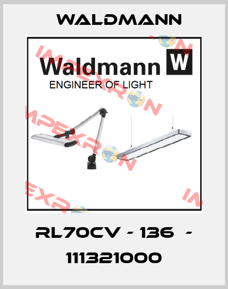 RL70CV - 136  - 111321000 Waldmann