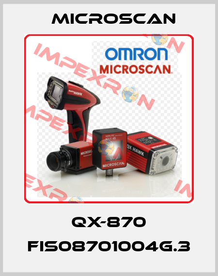 QX-870 FIS08701004G.3 Microscan