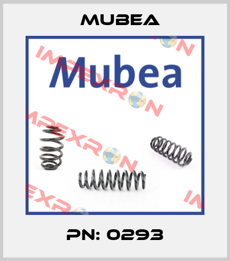PN: 0293 Mubea