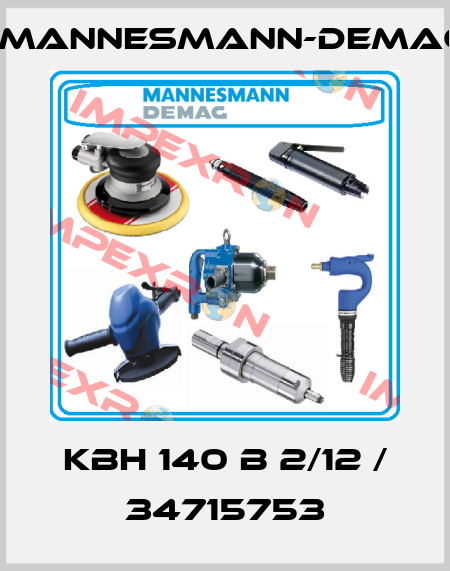 KBH 140 B 2/12 / 34715753 Mannesmann-Demag