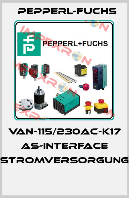 VAN-115/230AC-K17 AS-INTERFACE STROMVERSORGUNG  Pepperl-Fuchs