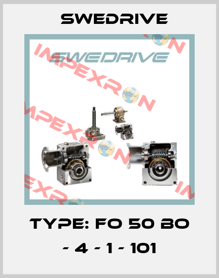 Type: FO 50 BO - 4 - 1 - 101 Swedrive
