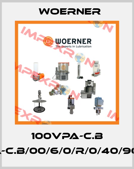 100VPA-C.B (VPA-C.B/00/6/0/R/0/40/90/90) Woerner