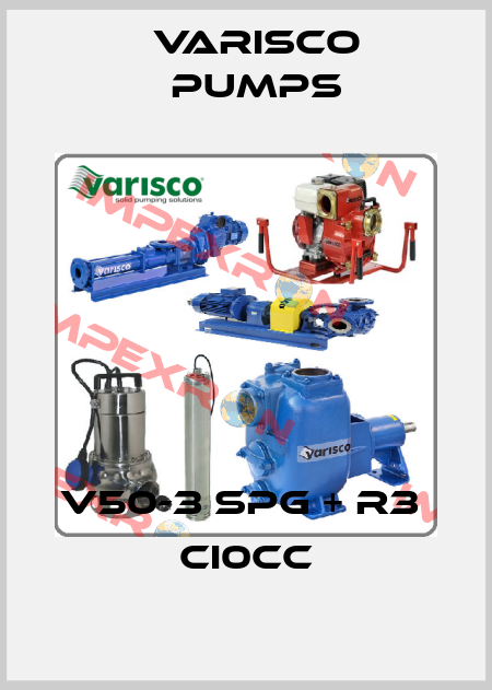 V50-3 SPG + R3  CI0CC Varisco pumps