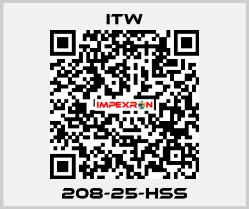 208-25-HSS ITW