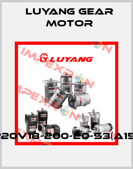 J220V18-200-20-S3(A152) Luyang Gear Motor