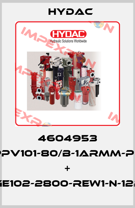 4604953 PPV101-80/B-1ARMM-P0 + PGE102-2800-REW1-N-1220 Hydac