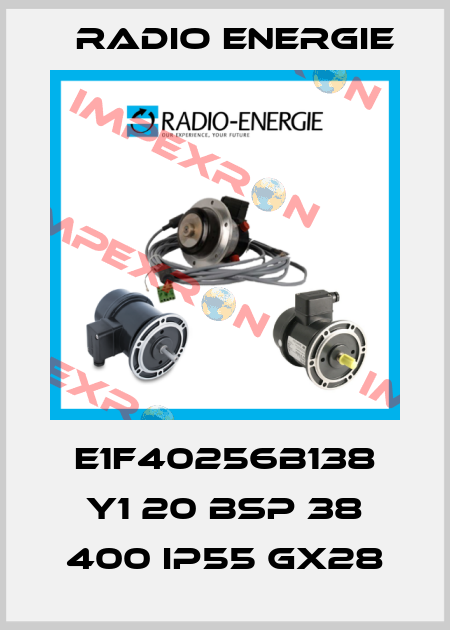 E1F40256B138 Y1 20 BSP 38 400 IP55 GX28 Radio Energie