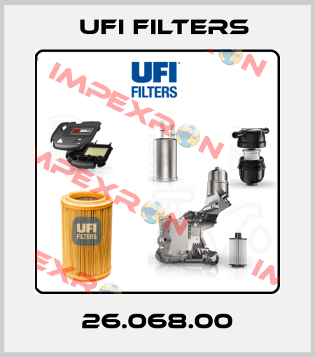 26.068.00 Ufi Filters