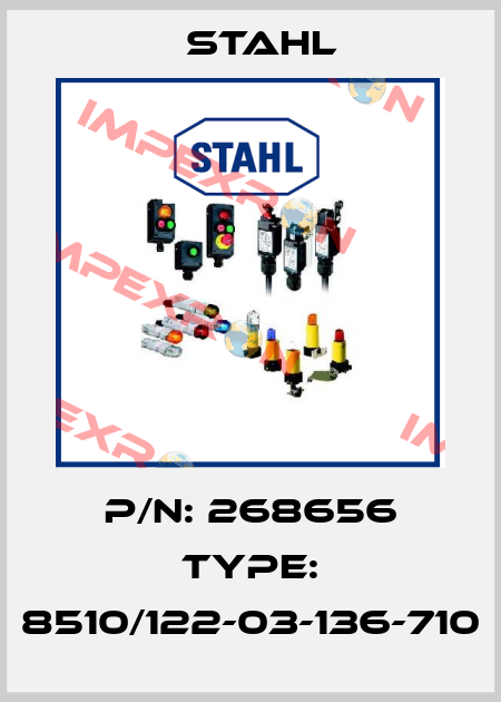 P/N: 268656 Type: 8510/122-03-136-710 Stahl