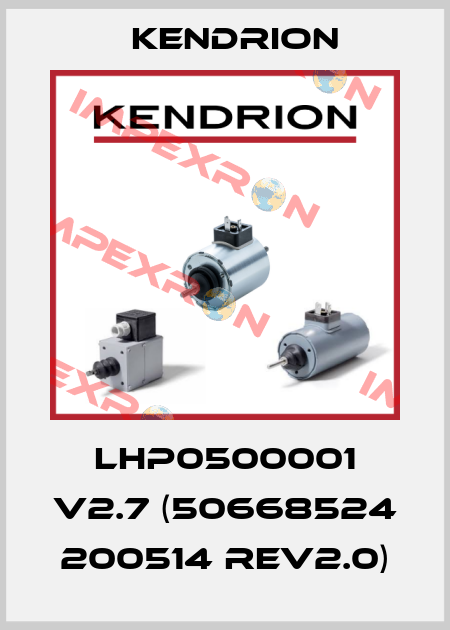 LHP0500001 v2.7 (50668524 200514 Rev2.0) Kendrion