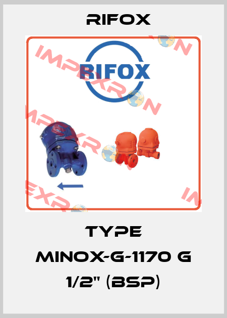 Type Minox-G-1170 G 1/2" (BSP) Rifox