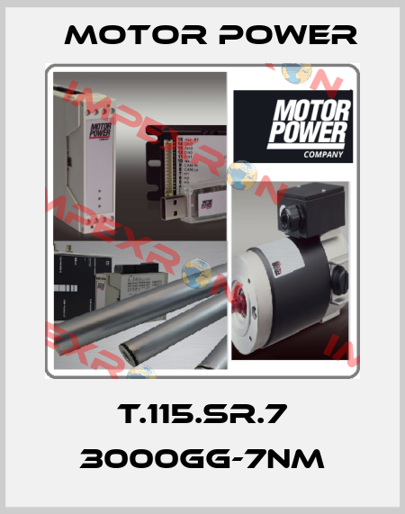 T.115.SR.7 3000GG-7NM Motor Power