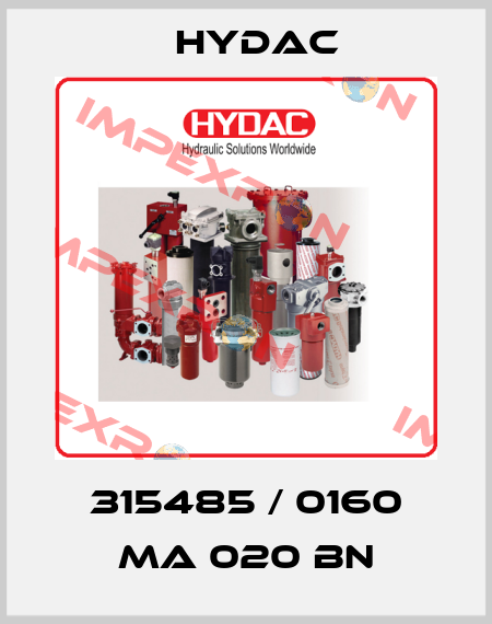 315485 / 0160 MA 020 BN Hydac