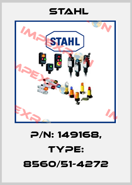 P/N: 149168, Type: 8560/51-4272 Stahl