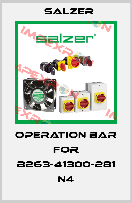 Operation bar for B263-41300-281 N4 Salzer