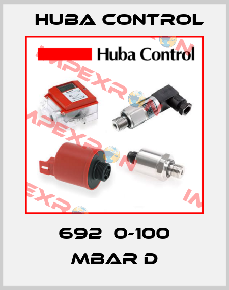 692  0-100 Mbar D Huba Control