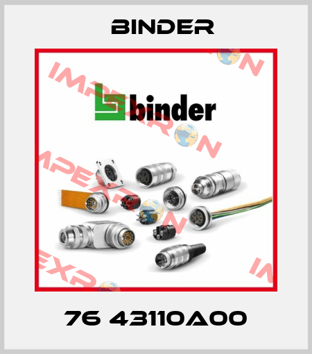 76 43110A00 Binder