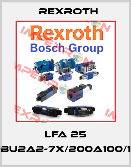 LFA 25 DBU2A2-7X/200A100/12 Rexroth