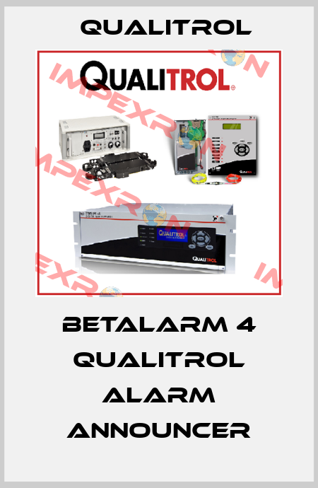 Betalarm 4 Qualitrol Alarm Announcer Qualitrol