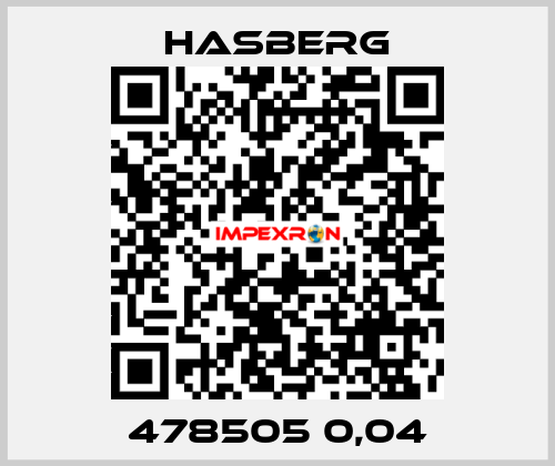 478505 0,04 Hasberg
