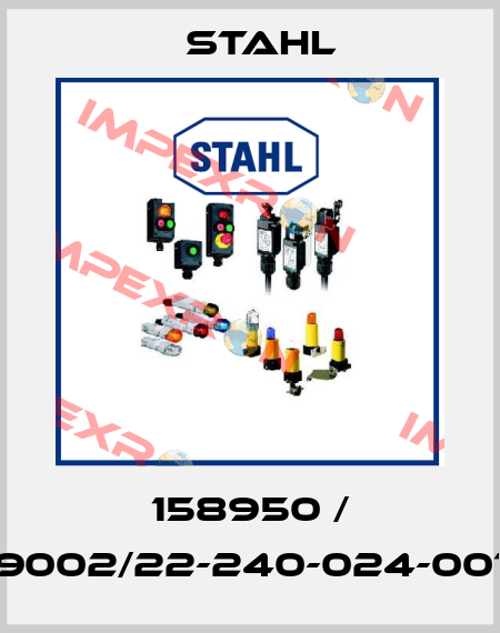 158950 / 9002/22-240-024-001 Stahl