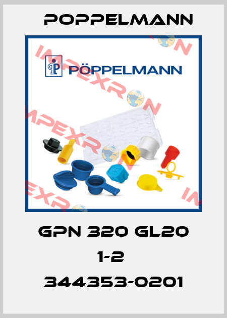 GPN 320 GL20 1-2  344353-0201 Poppelmann