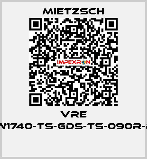 VRE 500/731W1740-TS-GDS-TS-090R-PPs/CFK  Mietzsch
