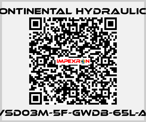 VSD03M-5F-GWDB-65L-A  Continental Hydraulics
