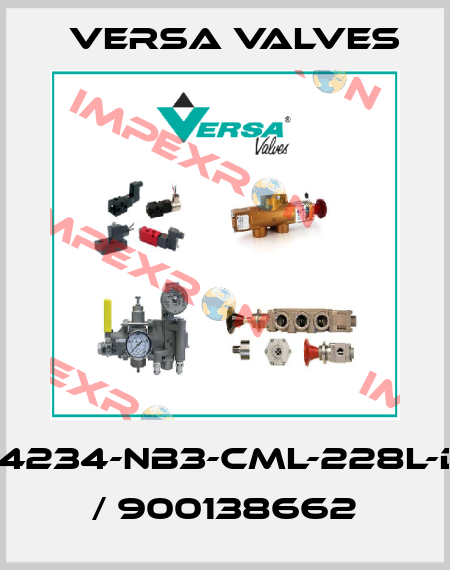 CXX-4234-NB3-CML-228L-D024 / 900138662 Versa Valves