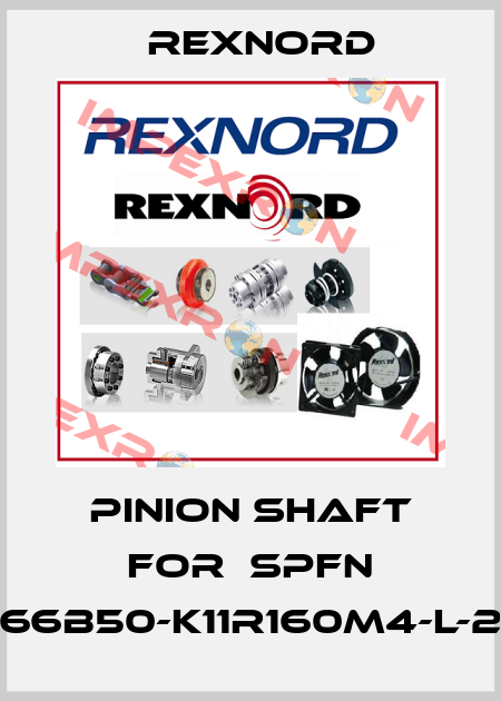 Pinion shaft for  SPFN 66B50-K11R160M4-L-2 Rexnord