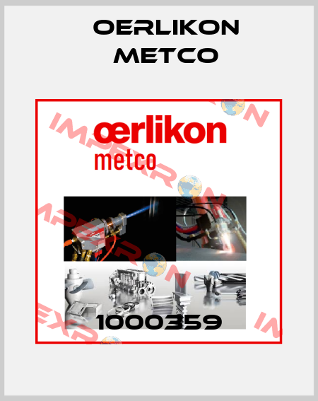1000359 Oerlikon Metco