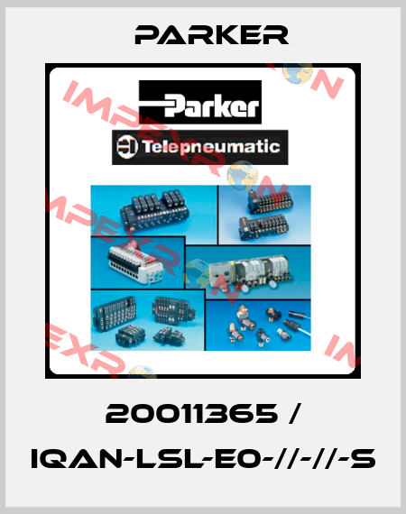 20011365 / IQAN-LSL-E0-//-//-S Parker