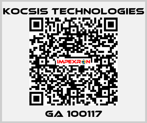 GA 100117 KOCSIS TECHNOLOGIES